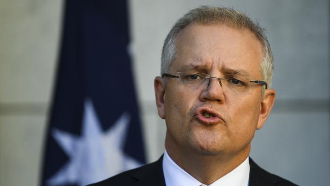 Prime Minister Scott Morrison is expected to announce the new roads spending on Monday. Picture: AAP Image/Lukas Coch