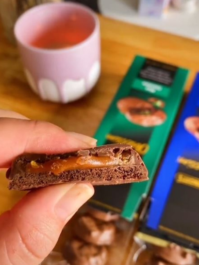 And they’re obsessed with the ‘gooey goodness’. Picture: TikTok/updatesbylina