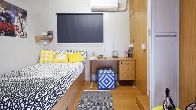 An example from Royal Wolf’s website of the set up believed to be the type proposed for UTAS student accomodation.