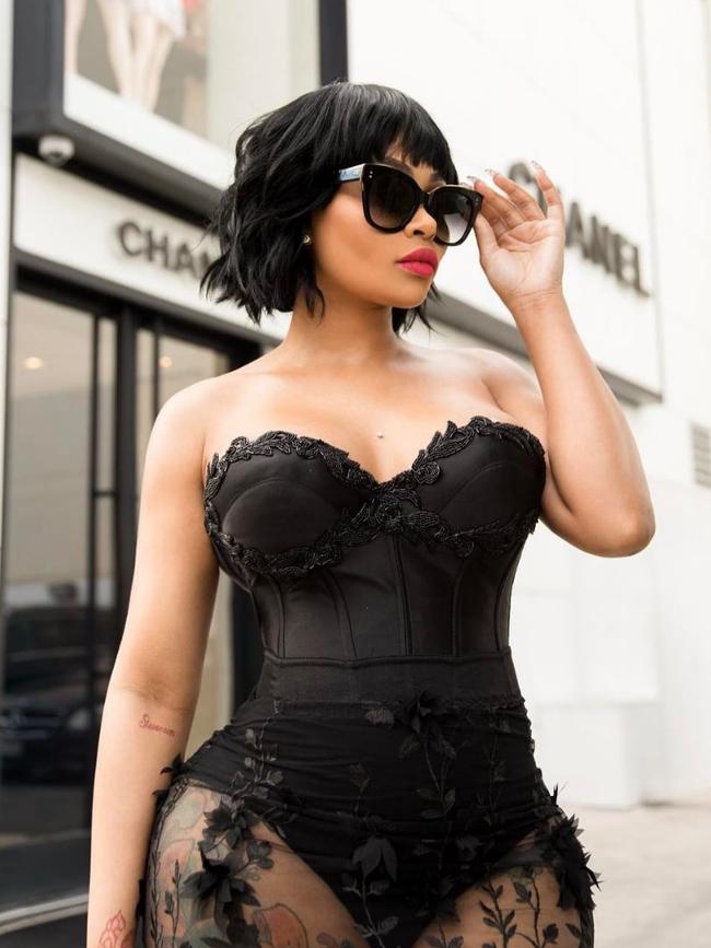 Strutting her stuff outside Chanel - just your normal popping to Westfield frock. Picture: Blac Chyna/Instagram