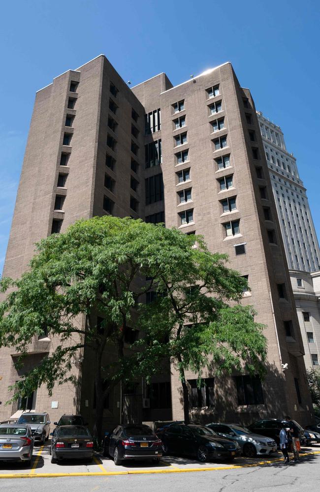 The Metropolitan Correctional Center where financier Jeffrey Epstein was being held and committed suicide while awaiting trial on charges that he trafficked underage girls for sex. Picture: Don Emmert