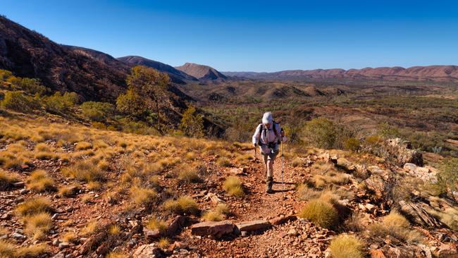 The Larapinta Trail, West MacDonnell National Park. Picture: Getty
