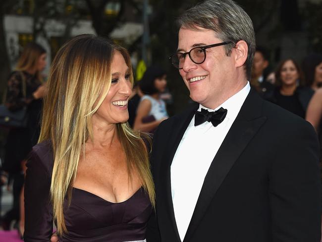 Sarah Jessica Parker with husband Matthew Broderick. The couple have three kids and have been married for two decades. Picture: Getty