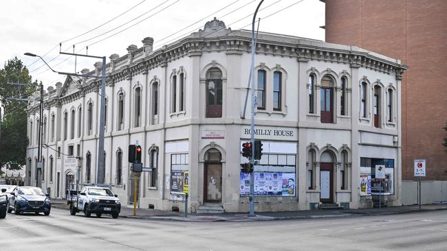 Romilly House, also known as Hackney Lodge, has been unoccupied since 2017 and has suffered severe vandalism. Picture: Brenton Edwards