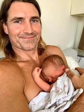 The Sydney tradie flew to the US one month ago to prevent his daughter’s adoption. Picture: Channel 9