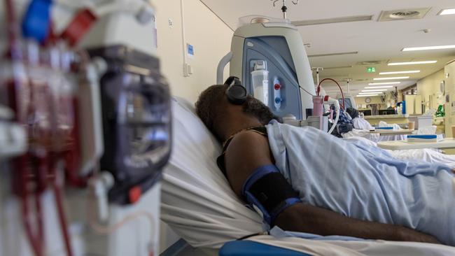 A new renal dialysis clinic in Borroloola will help patients access treatment closer to home, instead of being forced to travel to Darwin or Katherine. Picture: Liam Mendes / The Australian