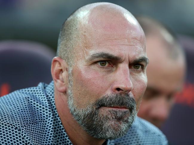 Markus Babbel, Manager of Western Sydney Wanderers is seen during the Round 10 A-League match between the Perth Glory and the Western Sydney Wanderers at HBF Park in Perth, Saturday, December 14, 2019. (AAP Image/Gary Day) NO ARCHIVING, EDITORIAL USE ONLY