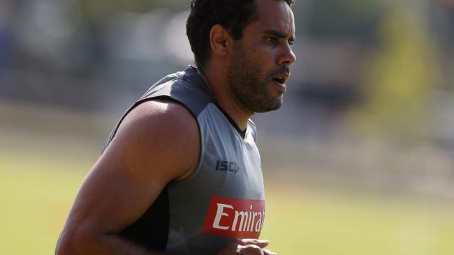 Daniel Wells returned to Collingwood out of shape after Christmas. Picture: Wayne Ludbey