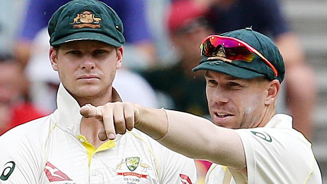 Futures in doubt: Steve Smith and David Warner.