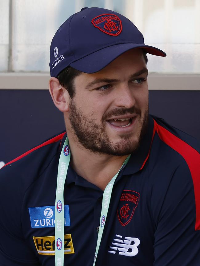 Angus Brayshaw’s career also came to an end due to concussion. Pic: Michael Klein