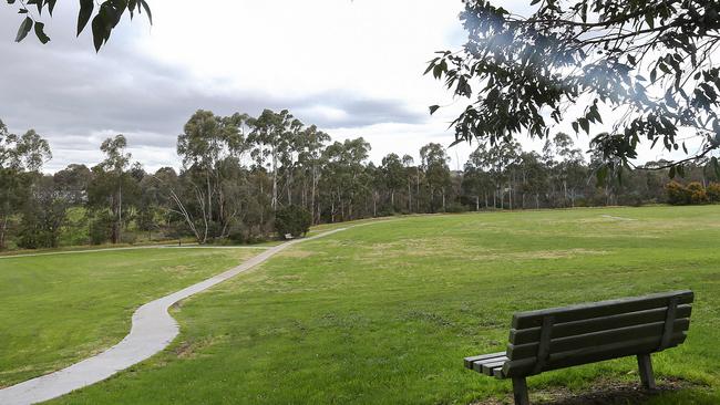 Tram Road Reserve in Doncaster will be the home of Yarra Valley Water’s proposed sewerage treatment plant. Picture: Ian Currie