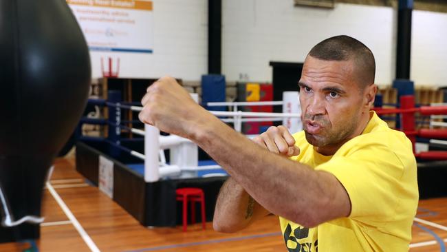 Anthony Mundine on the Gold Coast ahead of his upcoming fight with Jeff Horn. Photo by Richard Gosling