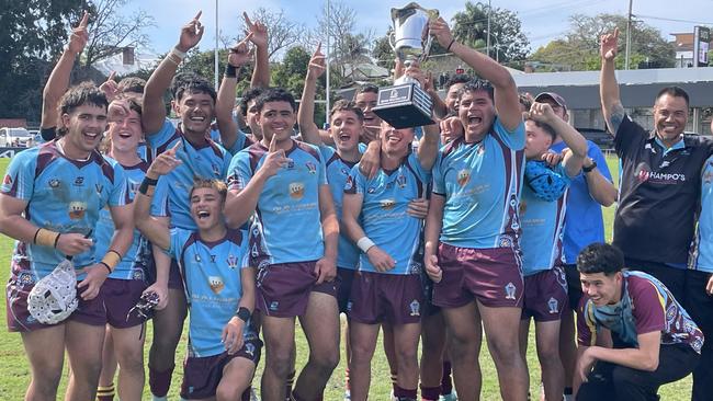 Keebra Park SHS celebrated the Walters Cup premiership.