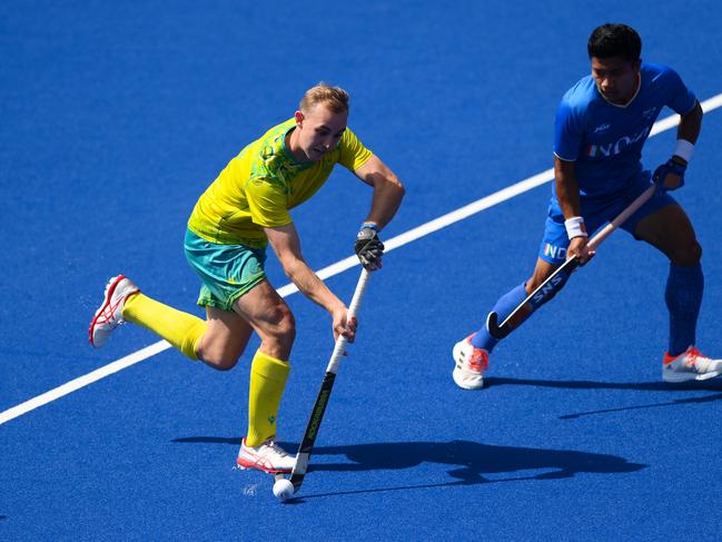 Jacob Anderson has been the most dangerous Aussie in the first half. Picture: Getty Images