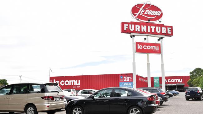 The former Le Cornu furniture warehouse on Anzac Highway is among the sites up for rezoning.