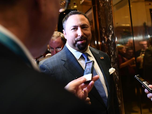 Jason Miller was Mr Trump’s first pick for the top job. Picture: Jewel Samad/AFP