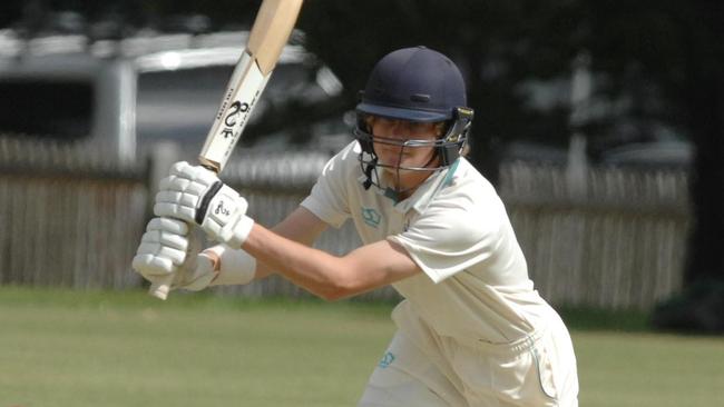 Geelong Grammar First XI captain Henry Melville. Picture: Geelong Grammar