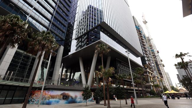 Parramatta Square in August 2020. Picture: John Fotiadis