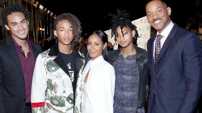 The Smith family in 2016. Picture: Getty Images for Environmental Media Association