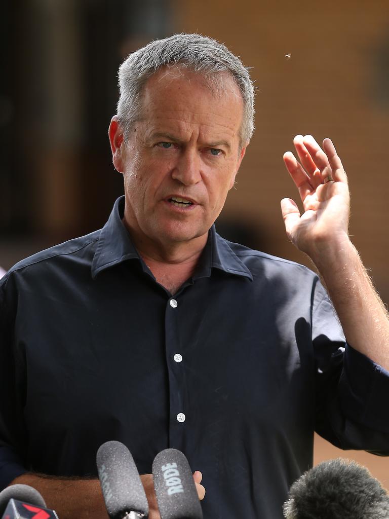 Federal Labor Opposition Leader Bill Shorten. Picture: Lyndon Mechielsen/The Australian