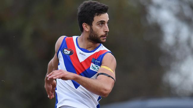 Nathan Valladares in action for West Preston-Lakeside. Picture: Josie Hayden