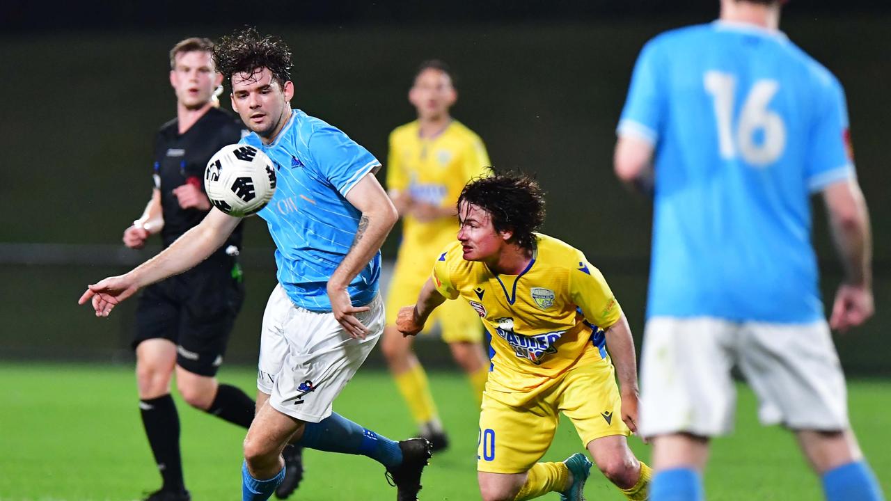 SOCCER: Men's, Kawana V Maroochydore Swans. Picture: Patrick Woods.