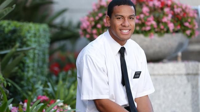 Big brother will Will Hopoate has already been on a mission. Photo: Darren England.