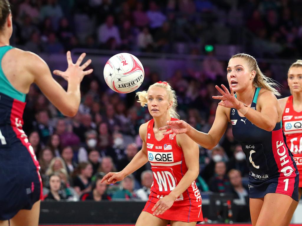 Kate Moloney missed one game due to Covid protocols but most of the Vixens side has remained intact through the season. Picture: Kelly Defina/Getty Images