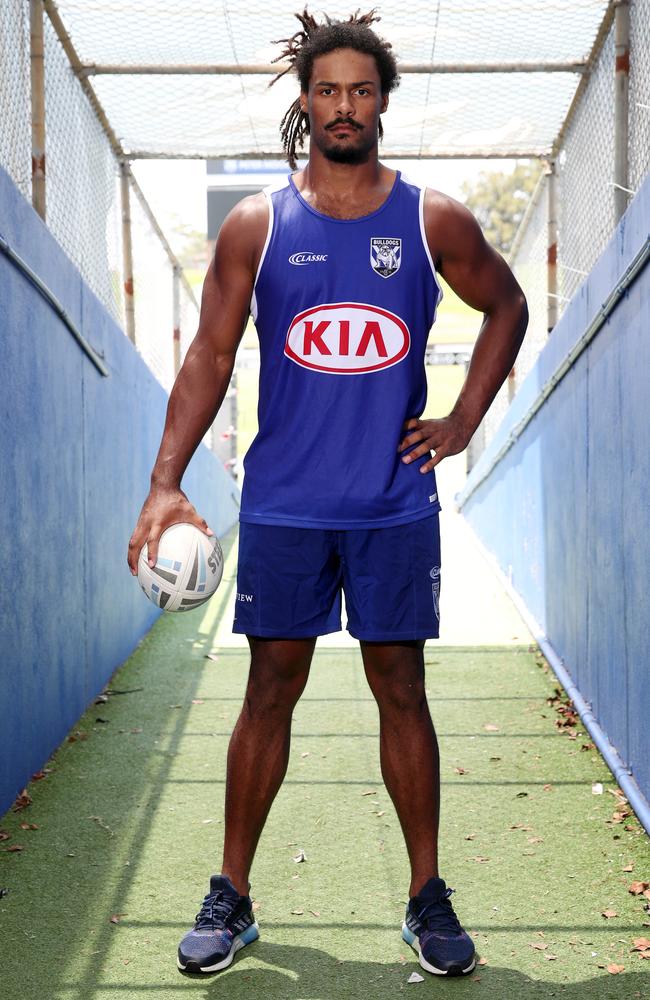 Okunbor wants to be the best African to ever play in the NRL. Picture: David Swift.