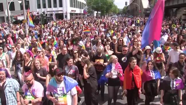 Tens of thousands turn out for Berlin Pride event | news.com.au ...