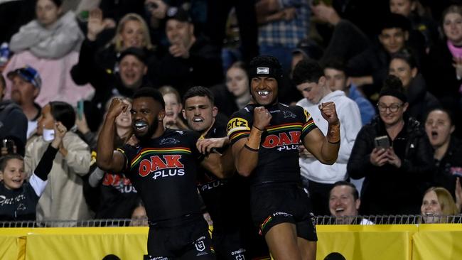 Penrith Panthers have one hand around the minor premiership, after a thorough Storm thrashing. Picture: NRL Photos.