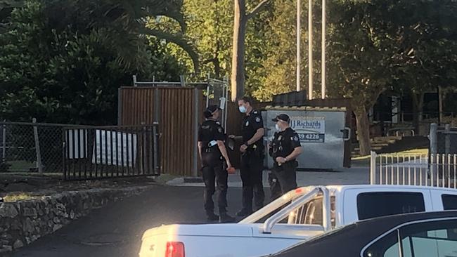 Police outside Labrador State School.