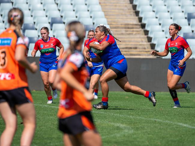 Cheyenne Baker departed Newcastle for the Tigers. Picture: Thomas Lisson