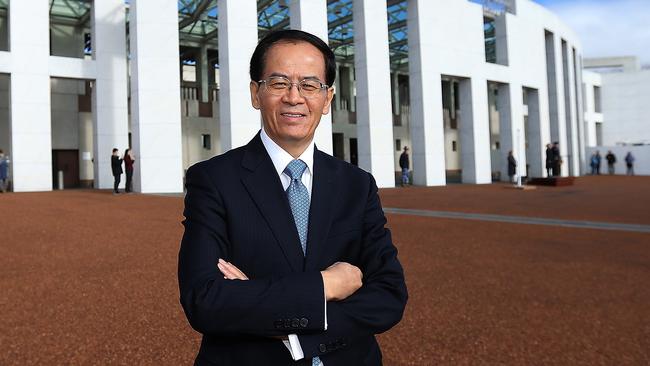 Cheng Jingye is the Chinese Ambassador to Australia. Picture Kym Smith