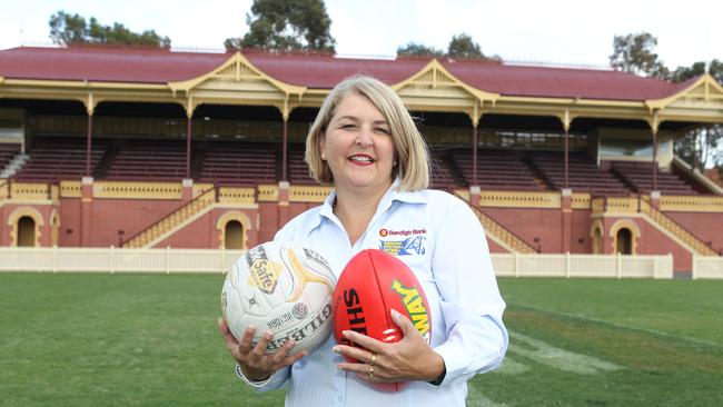 Carol McKinstry became chairwoman of the Bendigo Football-Netball Leaugue in 2015.