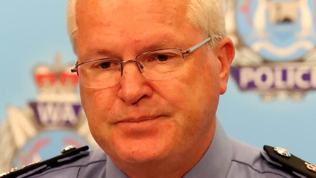 WA police commissioner Chris Dawson. Picture: Colin Murty