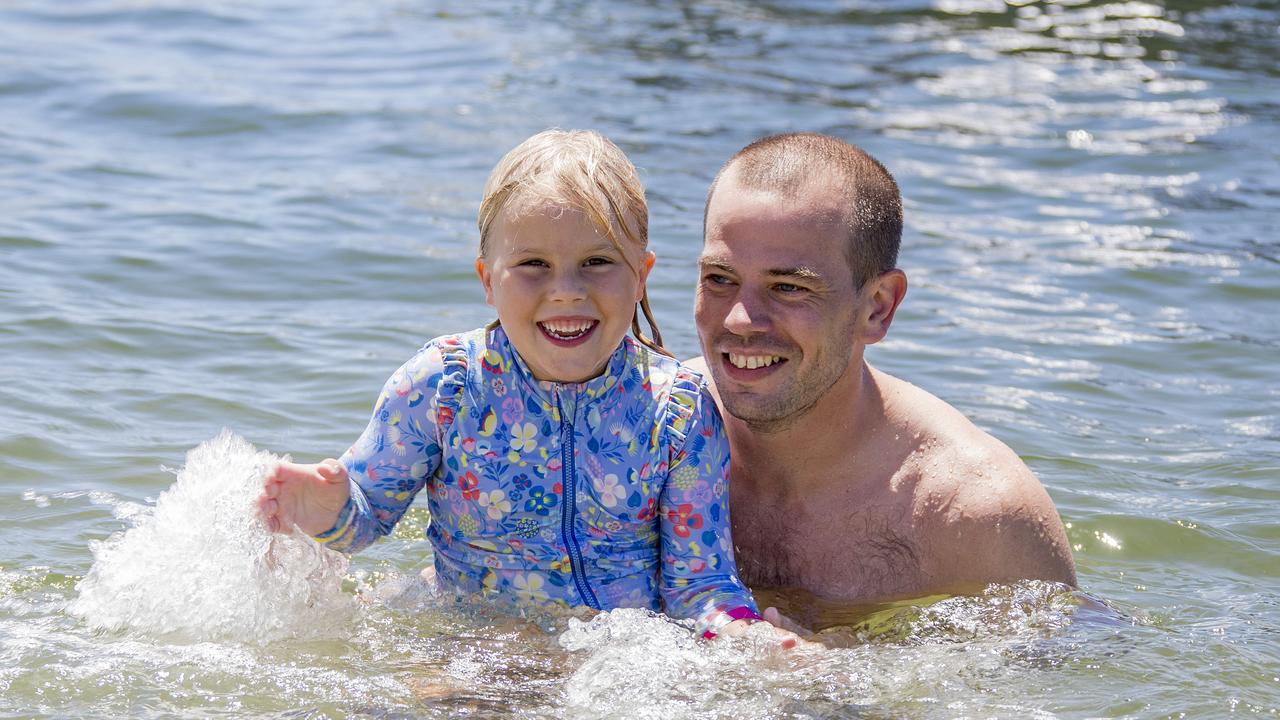 Fred Vanbe and Havana Caroline, 5. Picture: Jerad Williams