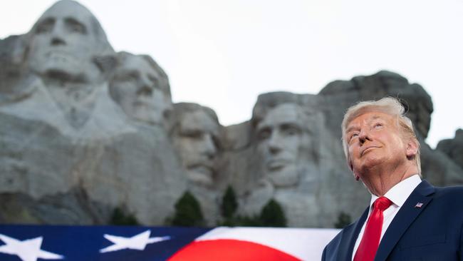 US President Donald Trump arrives for the Independence Day events at Mount Rushmore Picture: Saul Loeb/AFP