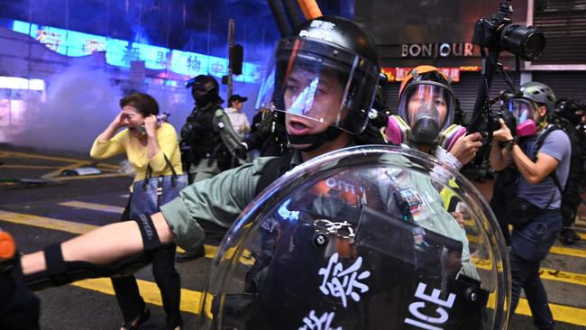 Beijing is not taking a step back in Hong Kong. Picture: AFP.