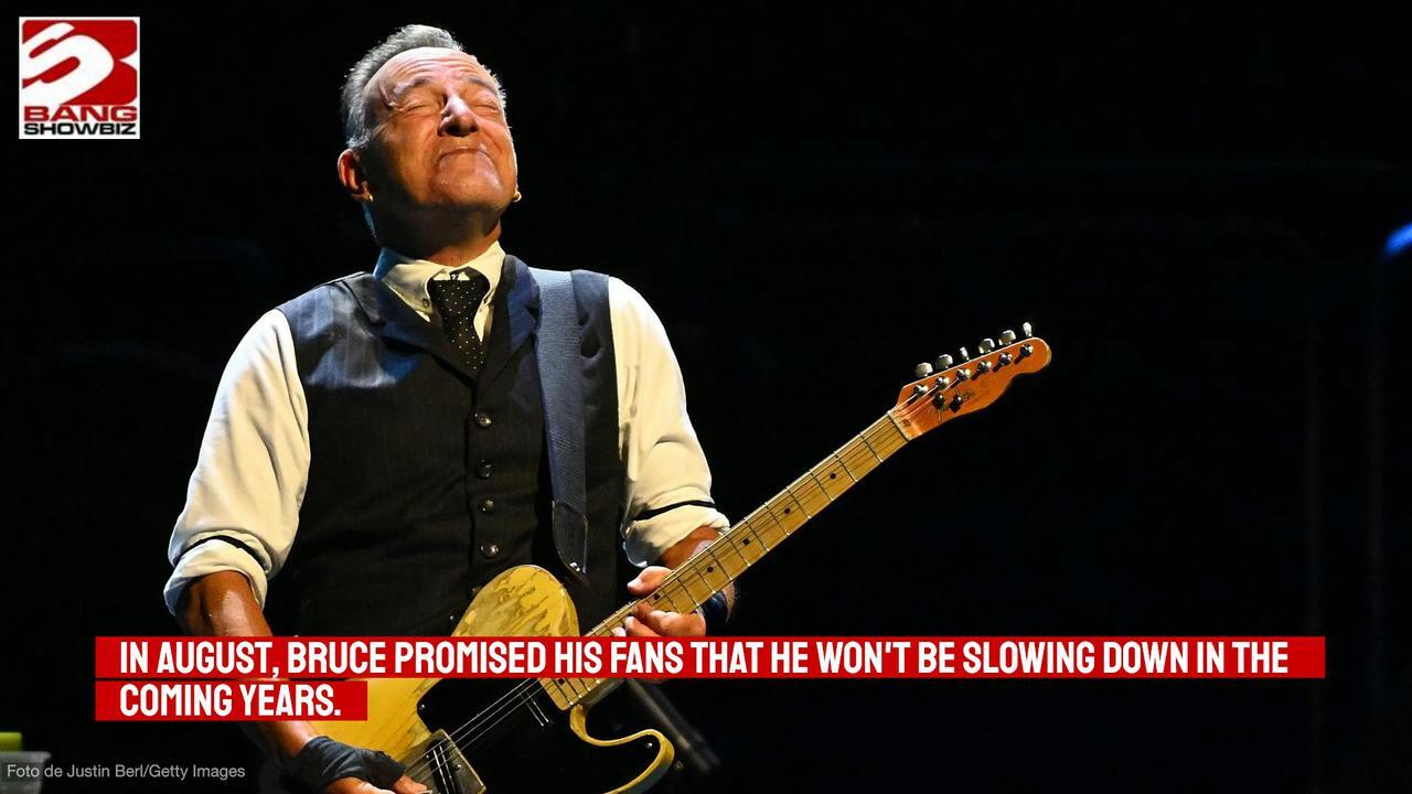 Bruce Springsteen plans to keep performing 'until the wheels fall off'