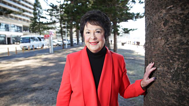 Former Manly mayor Jean Hay pictured in 2017 at Manly Beach. Adam Yip/ Manly Daily