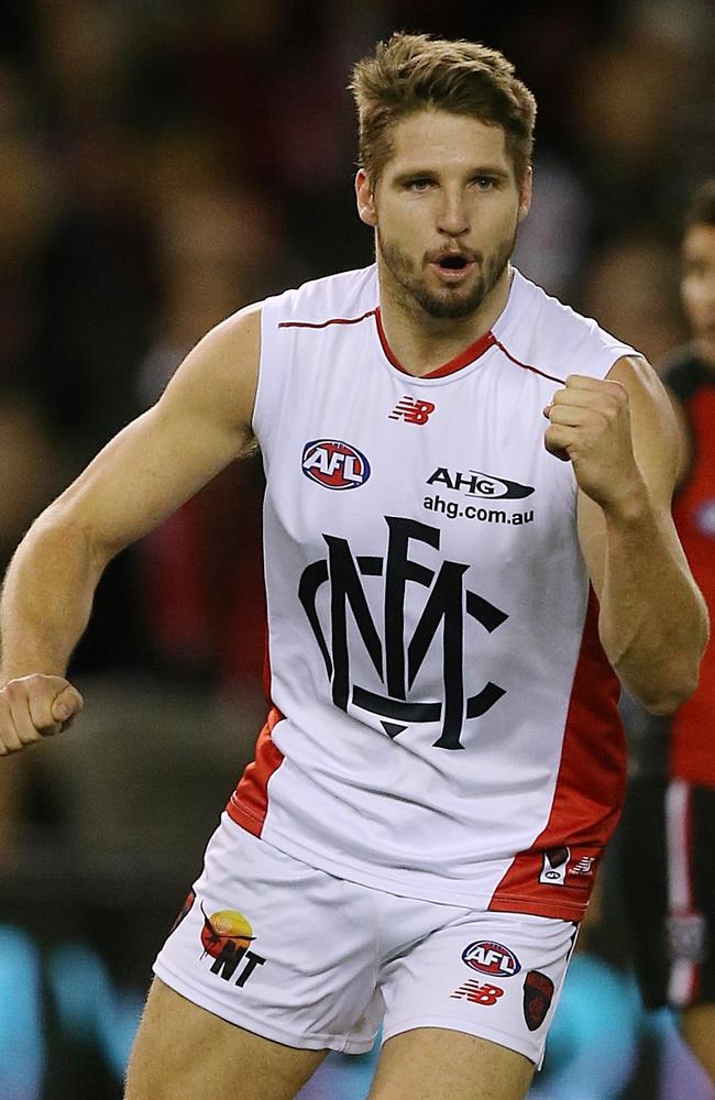 Jesse Hogan can be one of the game’s great forwards. Picture: Wayne Ludbey