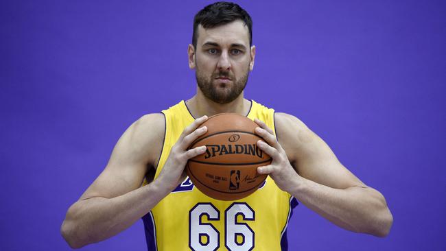 Andrew Bogut says AFL is a job and homesickness should not be a factor in trades. Picture: Getty Images/AFP