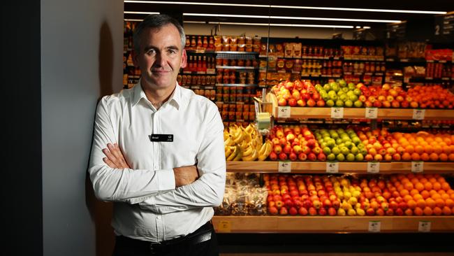 Woolworths has again posted disappointing results. Pictured is chief executive Brad Banducci. Picture: Brett Costello