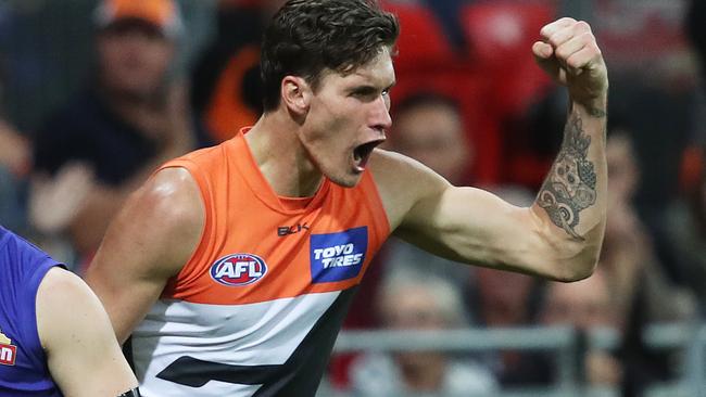 Gary Buckenara is full of praise for GWS ruck/forward Rory Lobb. Picture: Phil Hillyard