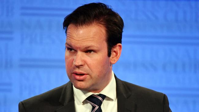 Federal Resources Minister Matt Canavan said the current strength of the coal market, which is delivering the highest prices for thermal coal since 2012, indicated the sense of opening up the Galilee Basin. Picture: AAP/Mick Tsikas