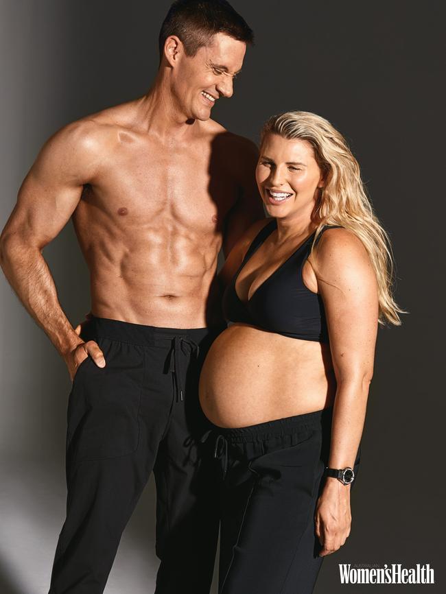 Tiff Hall and Ed Kavalee pictured for the magazines. Picture: Supplied/Women’sHealth