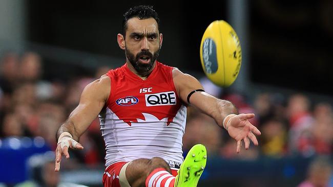 AFL chief Gillon McLachlan and the 18 clubs presidents watch a “powerful and confronting” documentary after Adam Goodes.