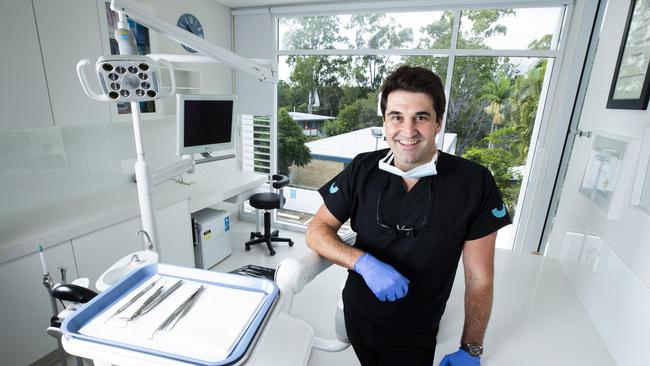 Dentist Dr. Angus Quinn. Picture: Renae Droop