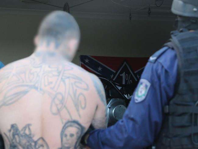 Seventeen arrested, drugs and cash seized during operation targeting Rebels on the Central Coast.